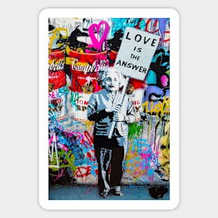 Banksy Love Is The Answer Sticker